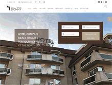 Tablet Screenshot of hoteldonny.com
